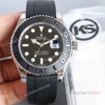 KS Factory Replica Rolex Yacht Master Oysterflex 42mm Bi-Directional Bezel Watch